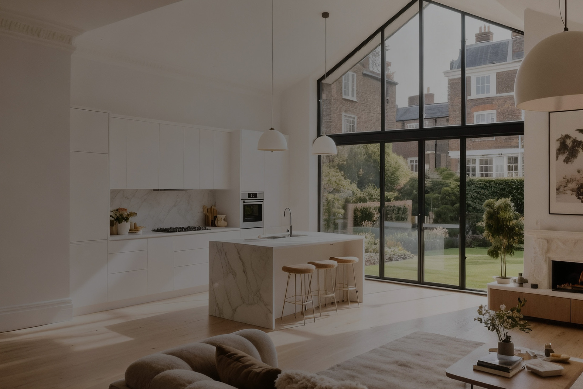 Bright renovated London living space by MWB